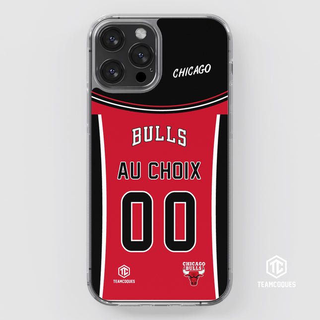 Coque basket NBA CHICAGO BULLS personnalisable - TEAMCOQUES