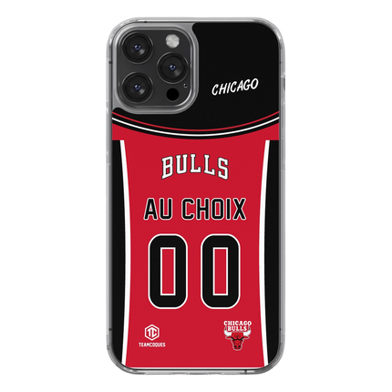 Coque basket NBA CHICAGO BULLS personnalisable - TEAMCOQUES