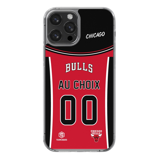 Coque basket NBA CHICAGO BULLS personnalisable - TEAMCOQUES