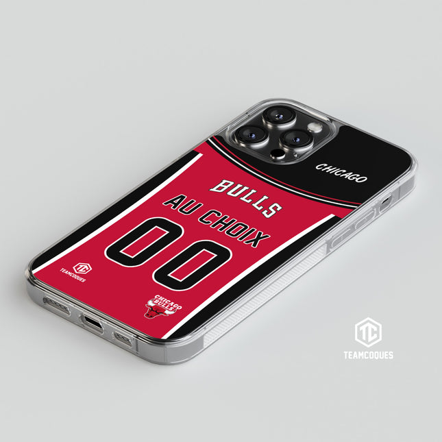 Coque basket NBA CHICAGO BULLS personnalisable - TEAMCOQUES