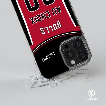 Coque basket NBA CHICAGO BULLS personnalisable - TEAMCOQUES