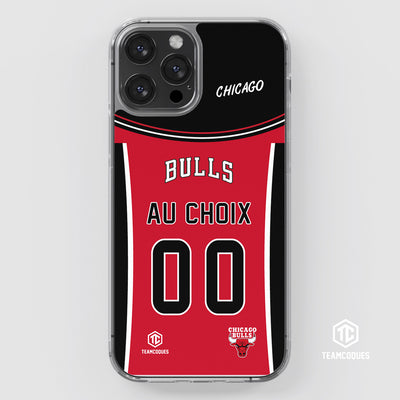 Coque basket NBA CHICAGO BULLS personnalisable - TEAMCOQUES