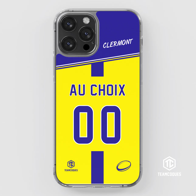 Coque rugby CLERMONT RUGBY personnalisable - TEAMCOQUES