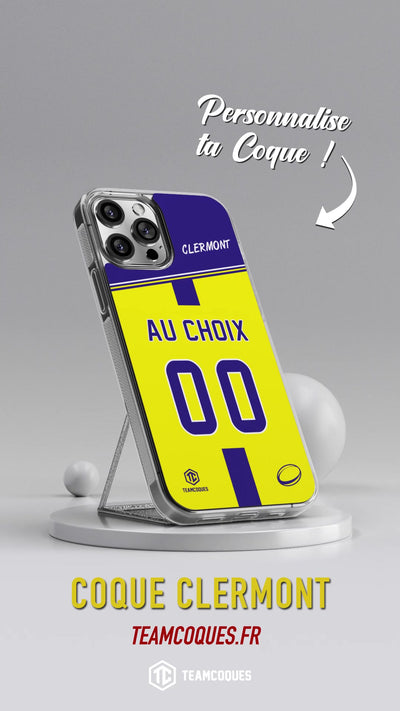 Vidéo Coque rugby CLERMONT RUGBY personnalisable - TEAMCOQUES