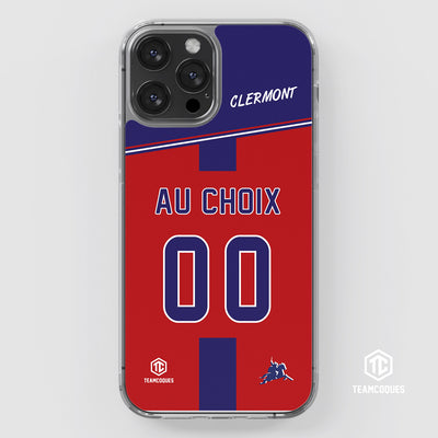 Coque foot CLERMONT personnalisable - TEAMCOQUES