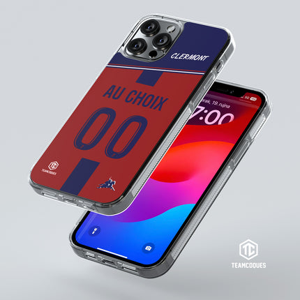Coque foot CLERMONT personnalisable - TEAMCOQUES