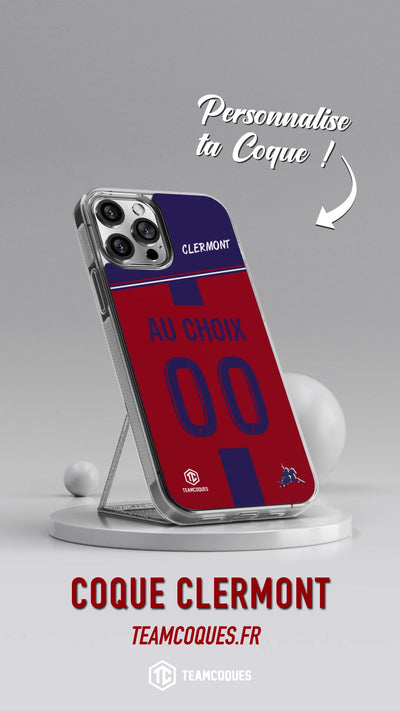Vidéo Coque foot CLERMONT personnalisable - TEAMCOQUES