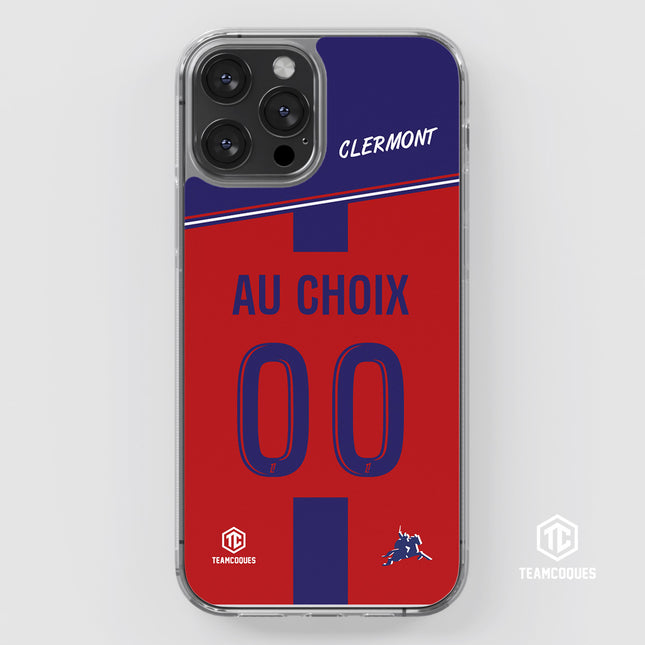 Coque foot CLERMONT personnalisable - TEAMCOQUES