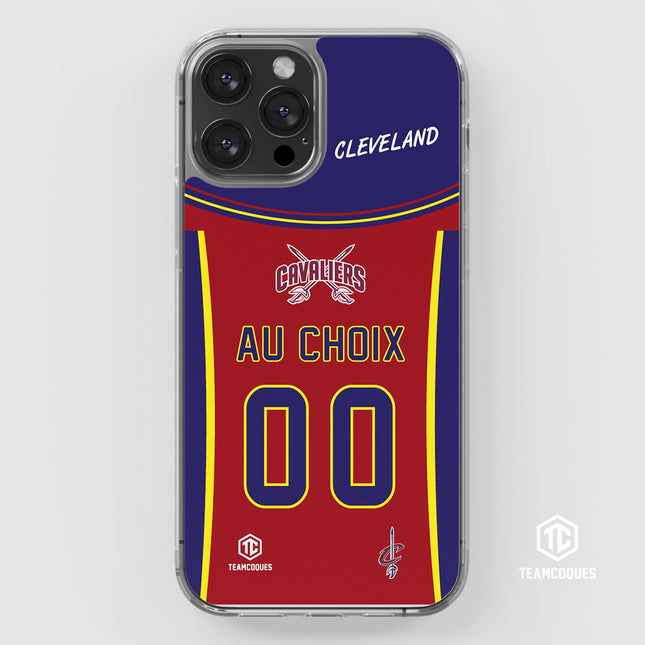 Coque basket NBA CLEVELAND CAVALIERS personnalisable - TEAMCOQUES