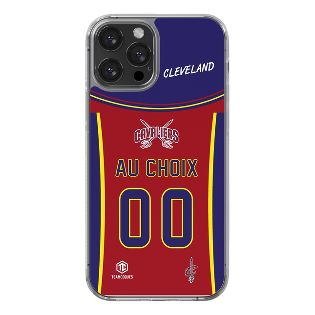 Coque basket NBA CLEVELAND CAVALIERS personnalisable - TEAMCOQUES