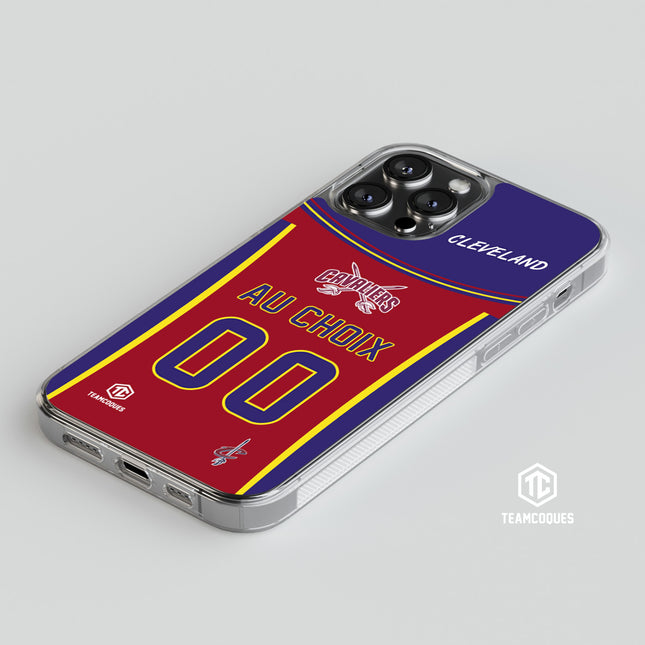 Coque basket NBA CLEVELAND CAVALIERS personnalisable - TEAMCOQUES