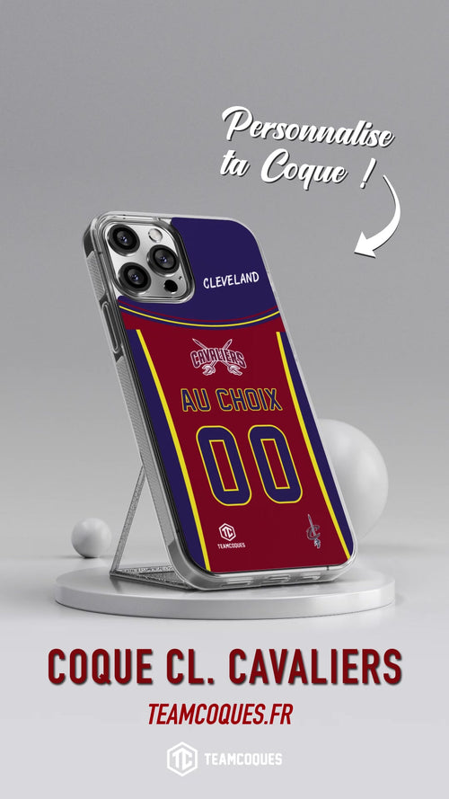 Vidéo Coque basket NBA CLEVELAND CAVALIERS personnalisable - TEAMCOQUES