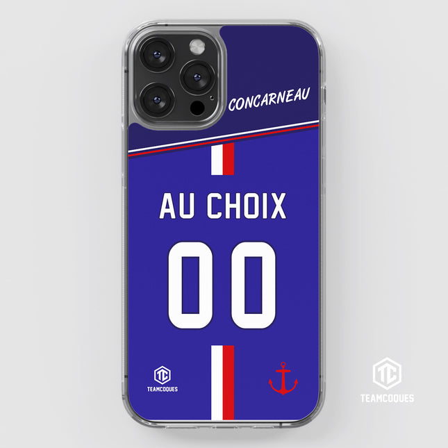 Coque foot CONCARNEAU personnalisable - TEAMCOQUES