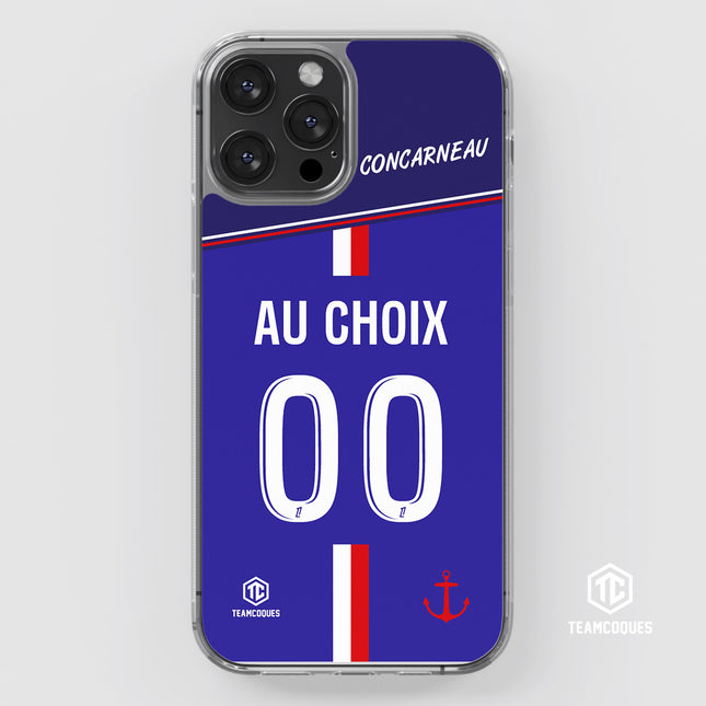 Coque foot CONCARNEAU personnalisable - TEAMCOQUES