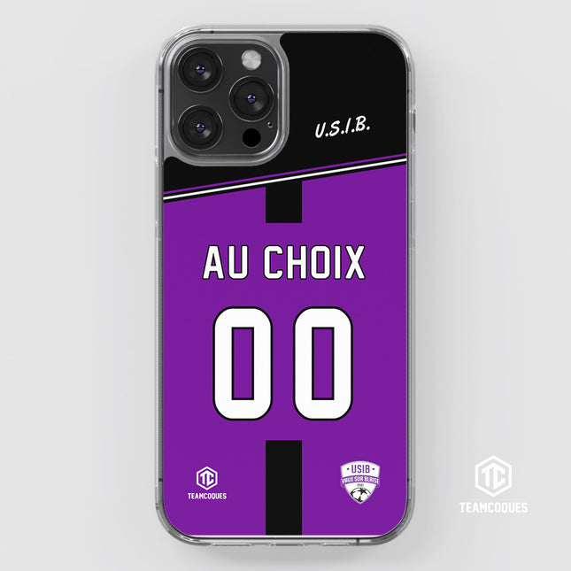 Coque amateur foot USIB VAUX SUR BLAISE personnalisable - TEAMCOQUES