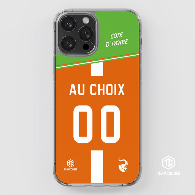 Coque foot COTE D'IVOIRE personnalisable - TEAMCOQUES