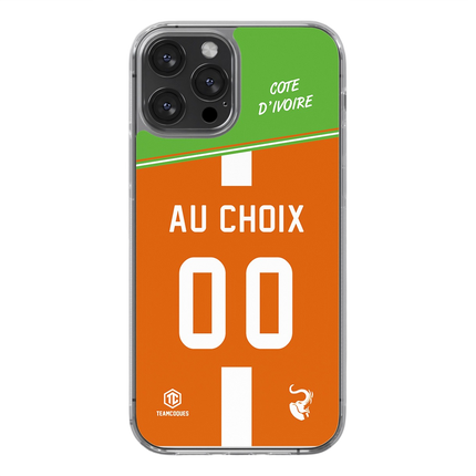 Coque foot COTE D'IVOIRE personnalisable - TEAMCOQUES