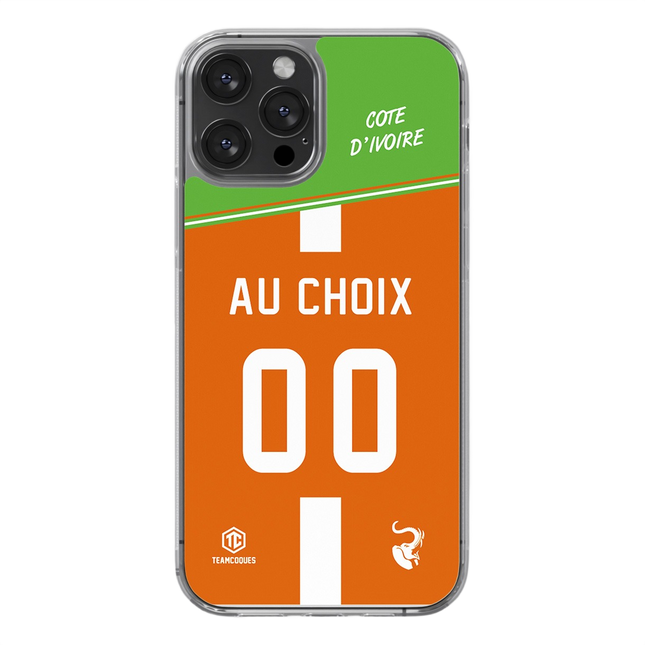 Coque foot COTE D'IVOIRE personnalisable - TEAMCOQUES