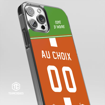 Coque foot COTE D'IVOIRE personnalisable - TEAMCOQUES