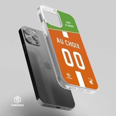 Coque foot COTE D'IVOIRE personnalisable - TEAMCOQUES