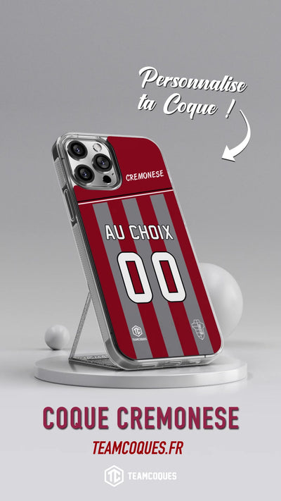 Vidéo Coque foot CREMONESE personnalisable - TEAMCOQUES