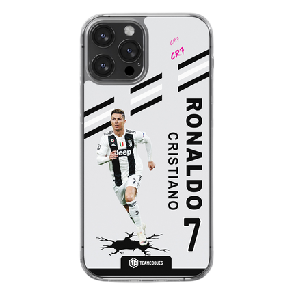 Coque joueur CRISTIANO RONALDO CR7 JUVE JUVENTUS TURIN - TEAMCOQUES