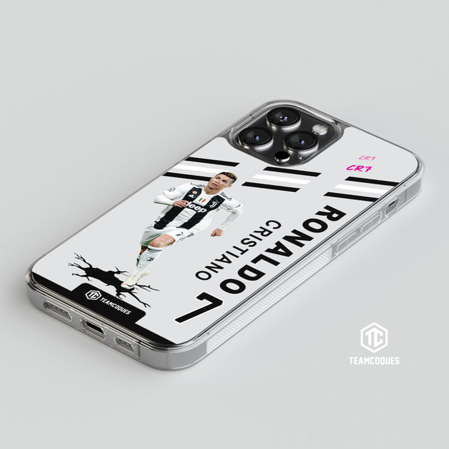 Coque joueur CRISTIANO RONALDO CR7 JUVE JUVENTUS TURIN - TEAMCOQUES