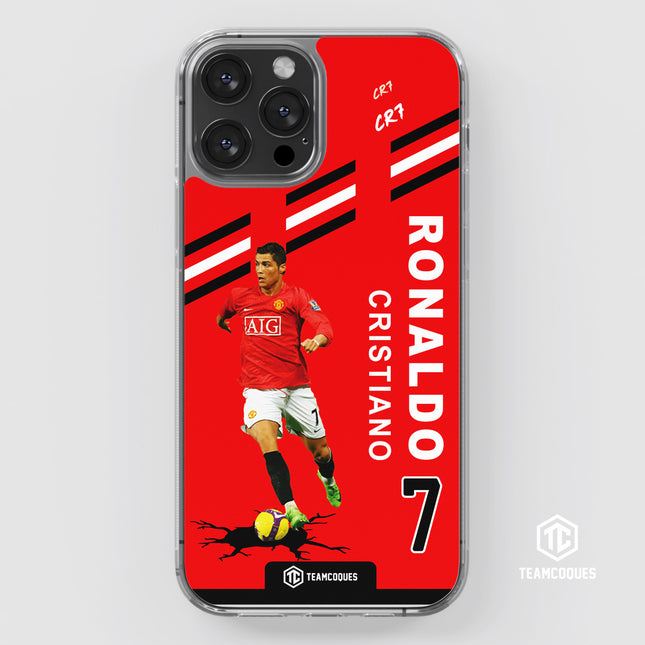 Coque joueur CRISTIANO RONALDO CR7 MANCHESTER UNITED 2008 - TEAMCOQUES