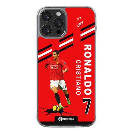 Coque joueur CRISTIANO RONALDO CR7 MANCHESTER UNITED 2008 - TEAMCOQUES