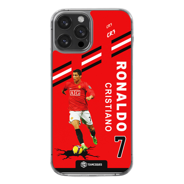 Coque joueur CRISTIANO RONALDO CR7 MANCHESTER UNITED 2008 - TEAMCOQUES