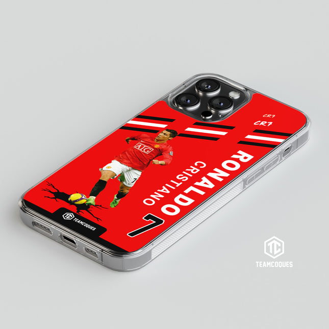 Coque joueur CRISTIANO RONALDO CR7 MANCHESTER UNITED 2008 - TEAMCOQUES