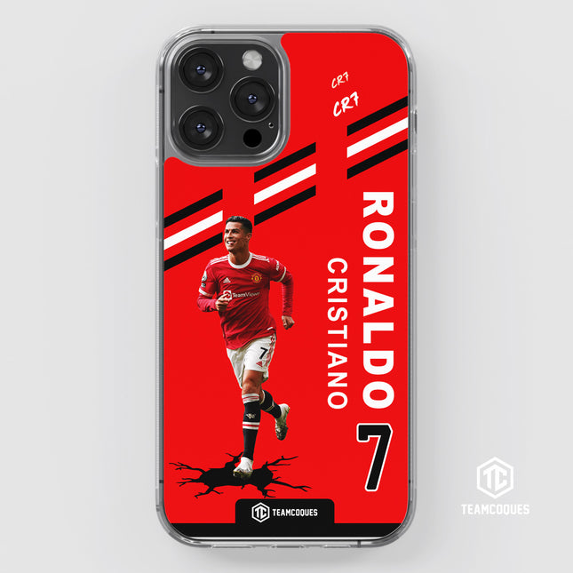 Coque joueur CRISTIANO RONALDO CR7 MANCHESTER UNITED 2022 - TEAMCOQUES