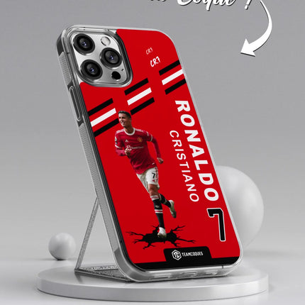 Vidéo Coque joueur CRISTIANO RONALDO CR7 MANCHESTER UNITED 2022 - TEAMCOQUES