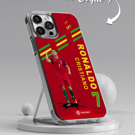 Vidéo Coque joueur CRISTIANO RONALDO CR7 PORTUGAL - TEAMCOQUES