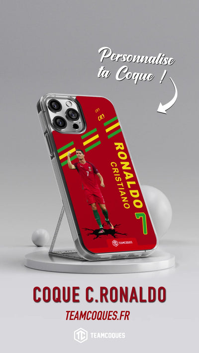 Vidéo Coque joueur CRISTIANO RONALDO CR7 PORTUGAL - TEAMCOQUES