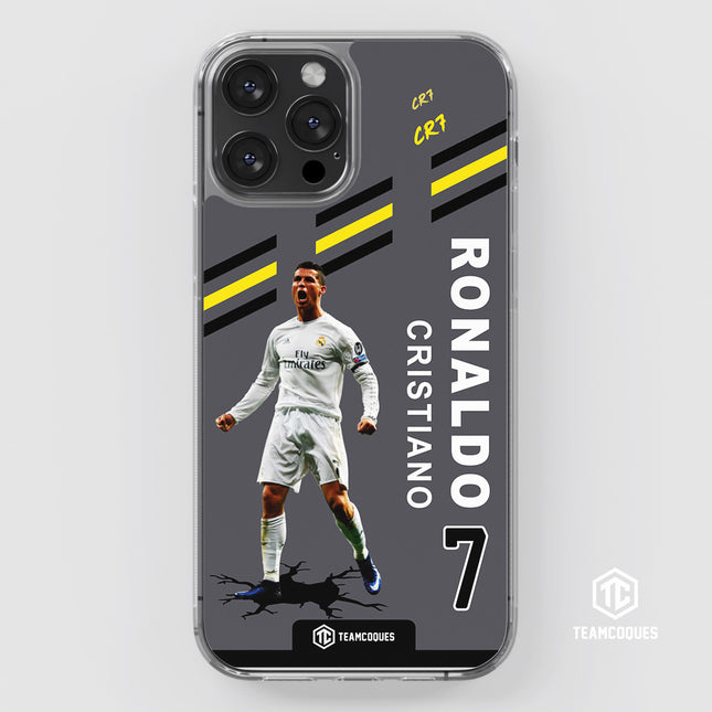 Coque joueur CRISTIANO RONALDO CR7 REAL MADRID - TEAMCOQUES