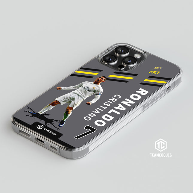 Coque joueur CRISTIANO RONALDO CR7 REAL MADRID - TEAMCOQUES