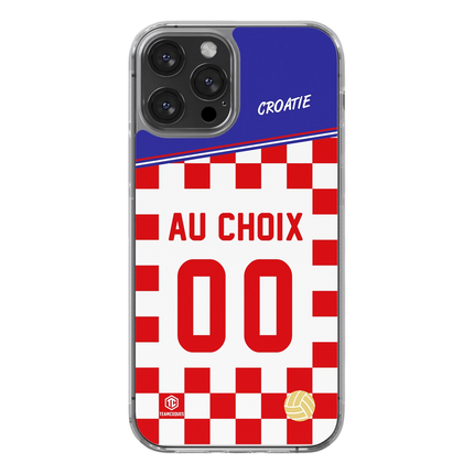 Coque foot CROATIE personnalisable - TEAMCOQUES