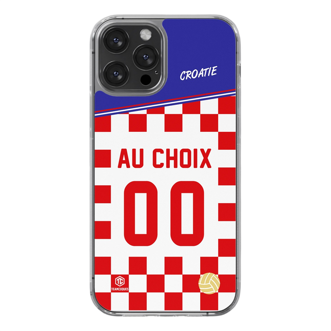 Coque foot CROATIE personnalisable - TEAMCOQUES