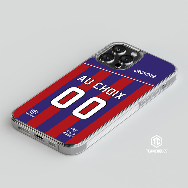Coque foot CROTONE personnalisable - TEAMCOQUES
