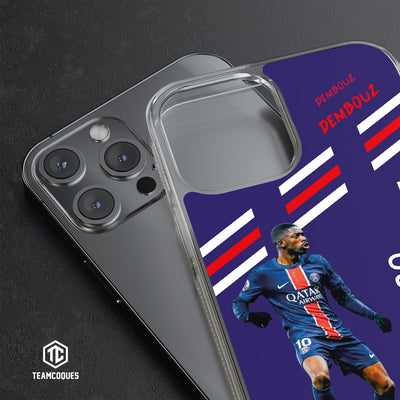 Coque joueur OUSMANE DEMBELE PARIS PSG - TEAMCOQUES