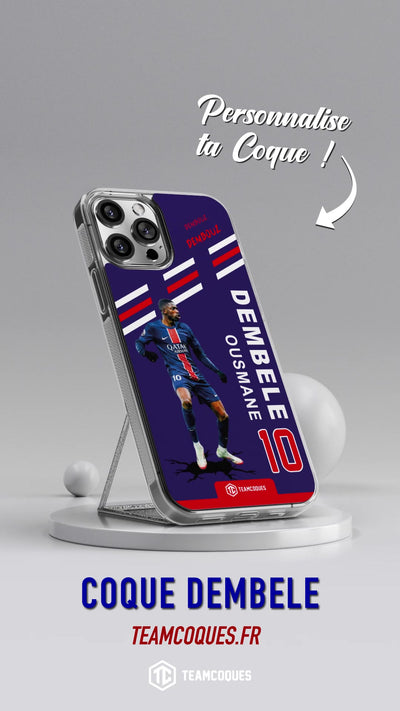 Vidéo Coque joueur OUSMANE DEMBELE PARIS - TEAMCOQUES