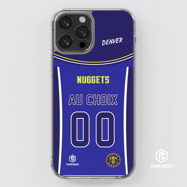 Coque basket NBA DENVER NUGGETS personnalisable - TEAMCOQUES