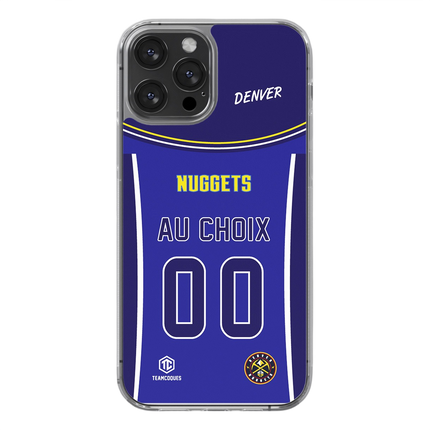 Coque basket NBA DENVER NUGGETS personnalisable - TEAMCOQUES