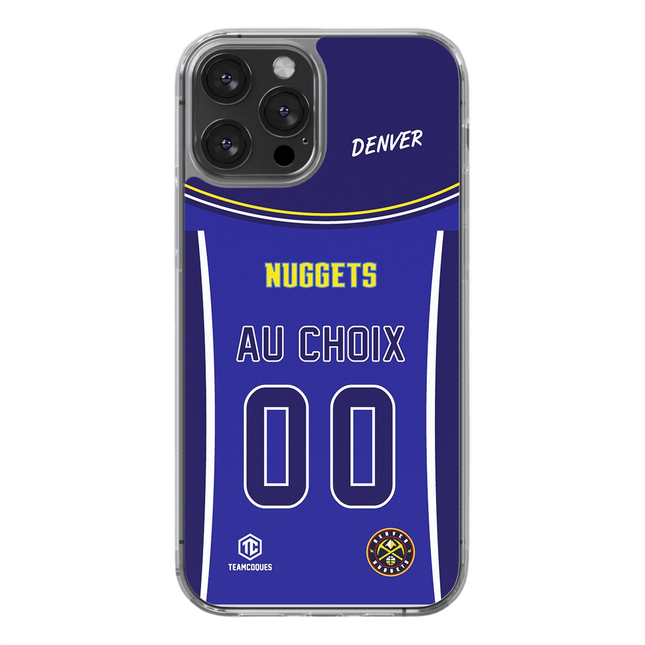 Coque basket NBA DENVER NUGGETS personnalisable - TEAMCOQUES