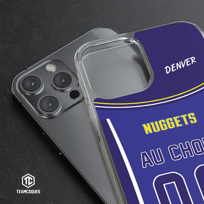 Coque basket NBA DENVER NUGGETS personnalisable - TEAMCOQUES