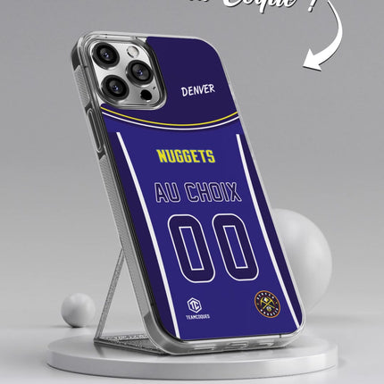 Vidéo Coque basket NBA DENVER NUGGETS personnalisable - TEAMCOQUES