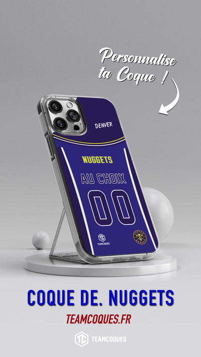 Vidéo Coque basket NBA DENVER NUGGETS personnalisable - TEAMCOQUES