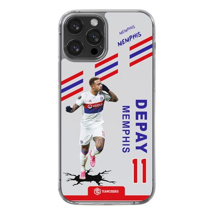 Coque joueur MEMPHIS DEPAY LYON OL - TEAMCOQUES