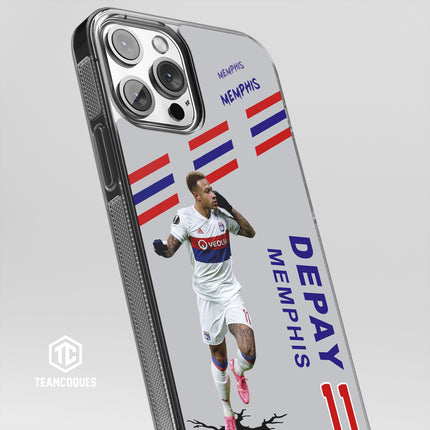 Coque joueur MEMPHIS DEPAY LYON OL - TEAMCOQUES